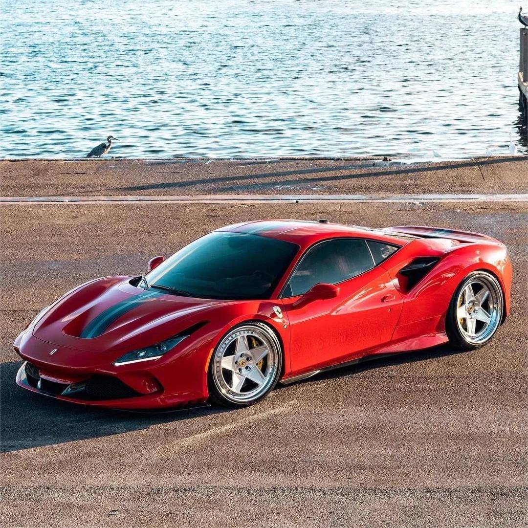 Gloss Ferrari Red Car Vinyl Wrap PET review Ferrari 01