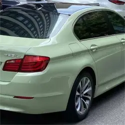 Gloss Light Khaki Green Car Vinyl Wrap Mercedes Benz review Finally 03