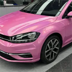 Gloss Metallic Rainbow Laser Pink Car Vinyl Wrap review Week 03