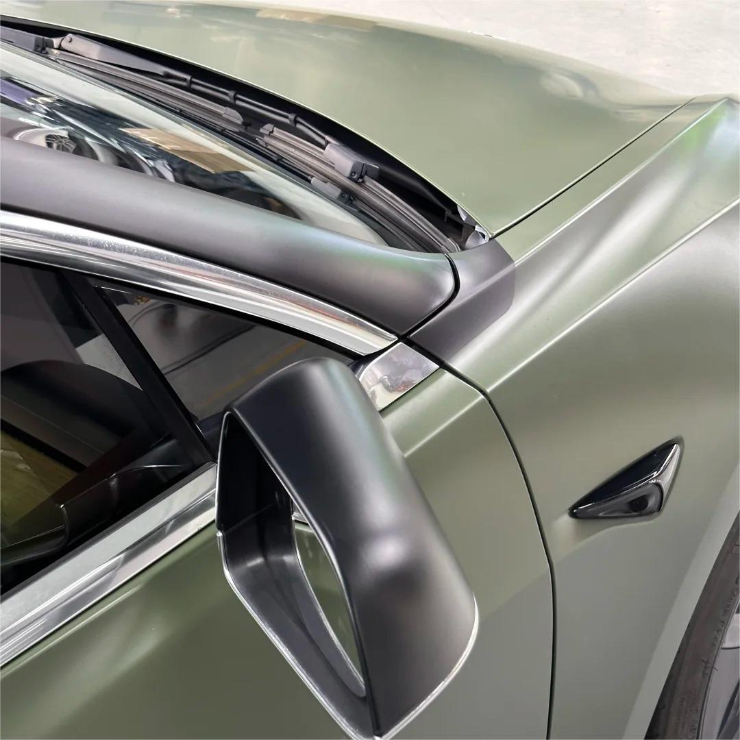 Matte Satin Ceramics Military Green Car Vinyl Wrap review Previous 01