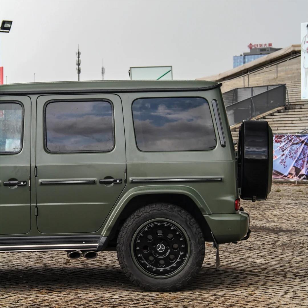 Matte Satin Ceramics Military Green Car Vinyl Wrap review Unique 03