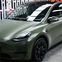 Matte Military Green Car Vinyl Wrap Sale review After 02