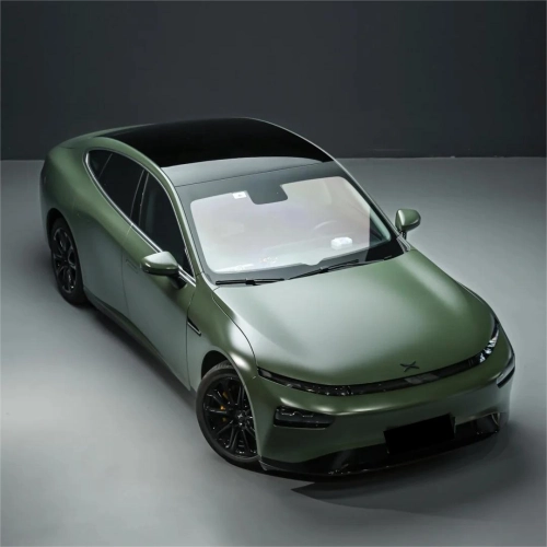 Matte Satin Ceramics Military Green Car Vinyl Wrap PET reviewed by