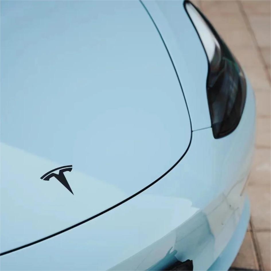 Gloss Meissen Blue Car Vinyl Wrap PET review Blue 02