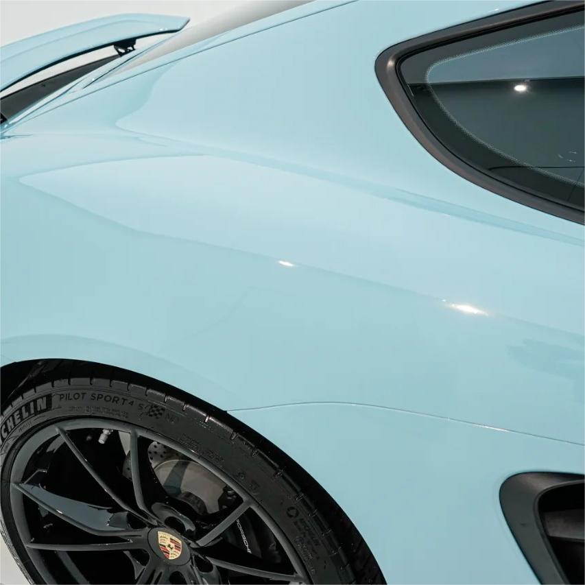 Gloss Meissen Blue Car Vinyl Wrap PET review Would 03