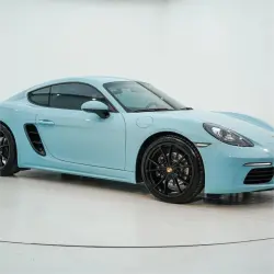 Gloss Meissen Blue Car Vinyl Wrap PET review Would 01