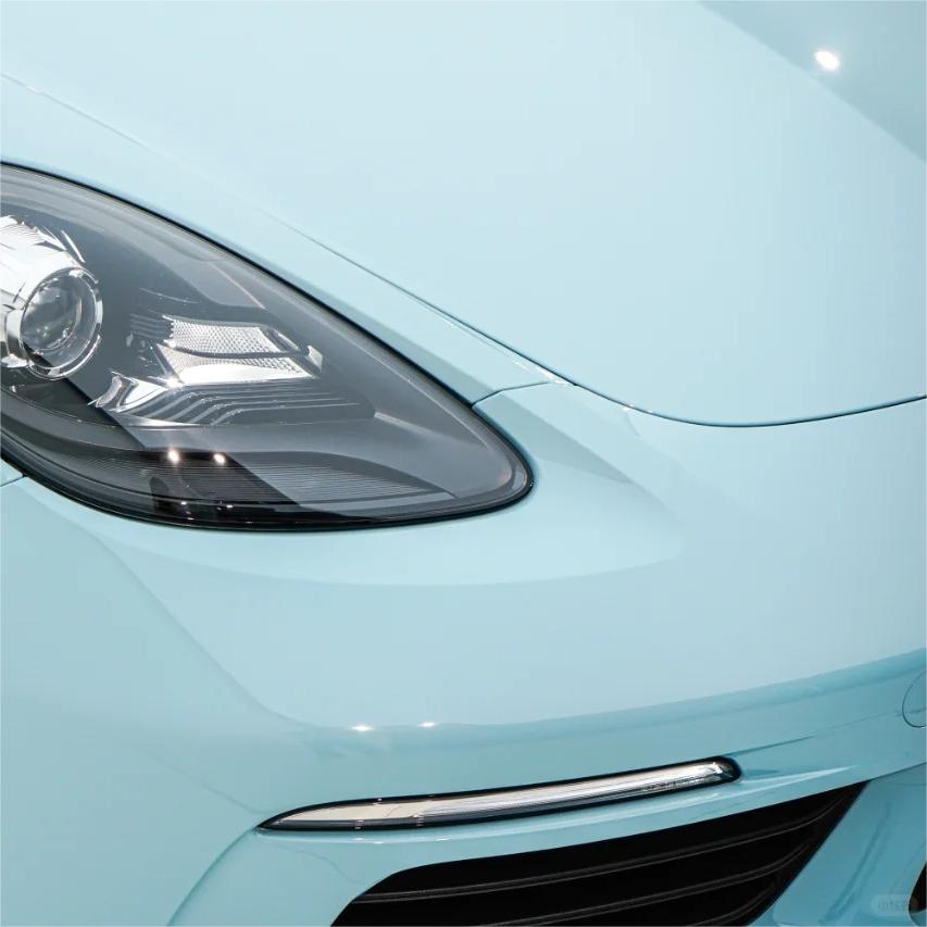 Gloss Meissen Blue Car Vinyl Wrap PET review Would 02