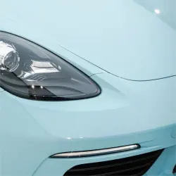 Gloss Meissen Blue Car Vinyl Wrap PET review Would 03