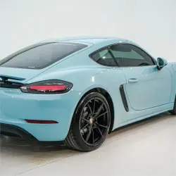 Gloss Meissen Blue Car Vinyl Wrap PET review Would 05