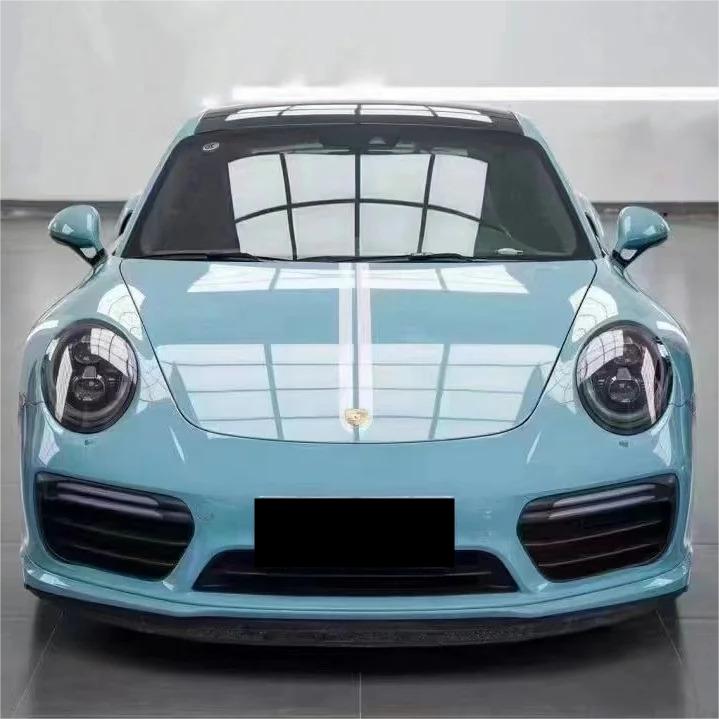 Gloss Meissen Blue Car Vinyl Wrap PET review Mickey 00