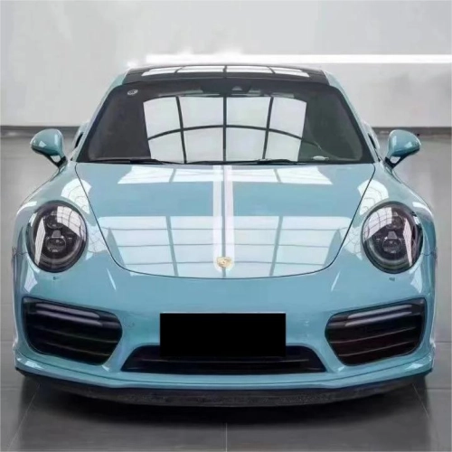 Gloss Meissen Blue Car Vinyl Wrap PET review 