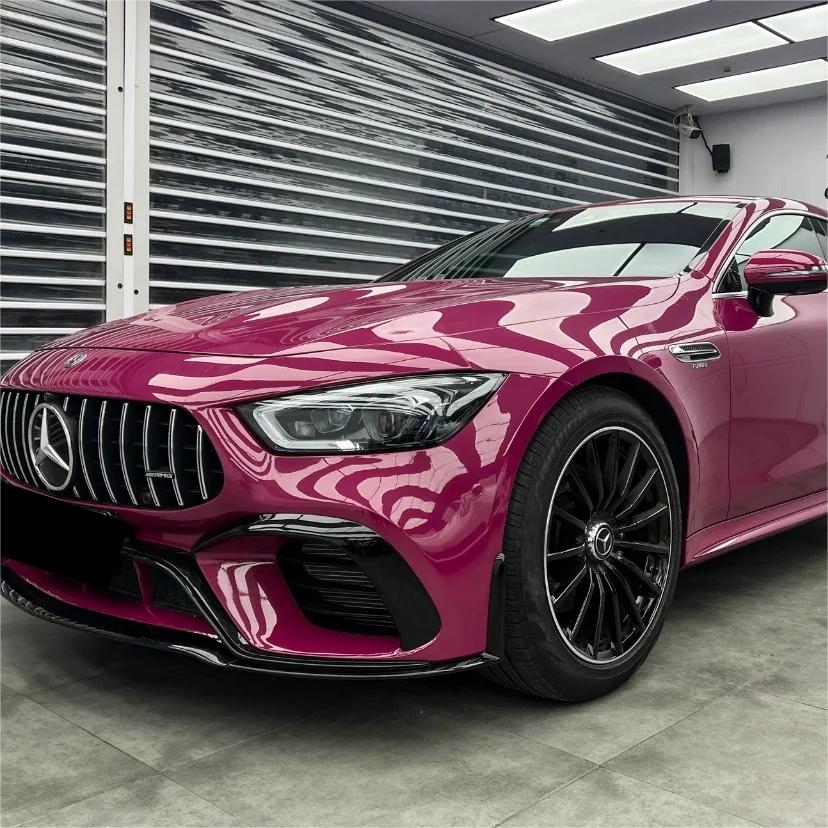 Gloss Ruby Star Car Vinyl Wrap PET review Second 00