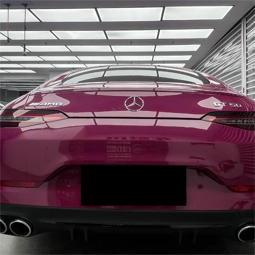 Gloss Ruby Star Car Vinyl Wrap PET review Second 03