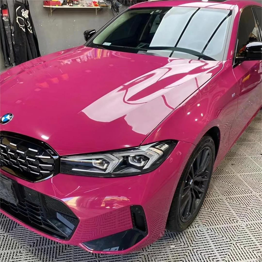 Gloss Ruby Star Car Vinyl Wrap PET review Panda 03