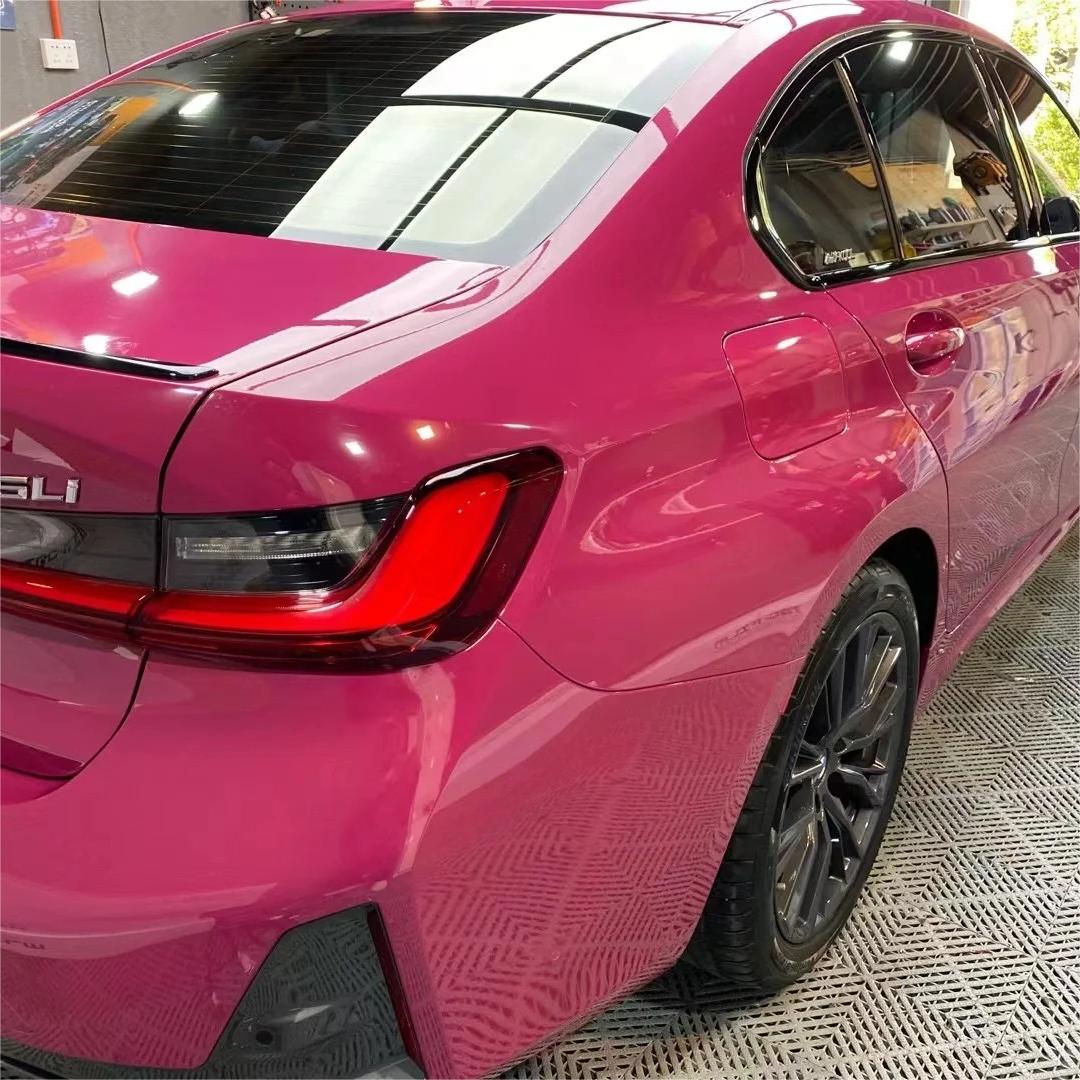 Gloss Ruby Star Car Vinyl Wrap PET review Panda 04