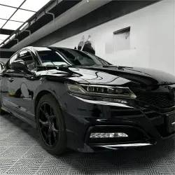 Super Glossy Piano Black Car Vinyl Wrap Porsche BMW PET  review John  02