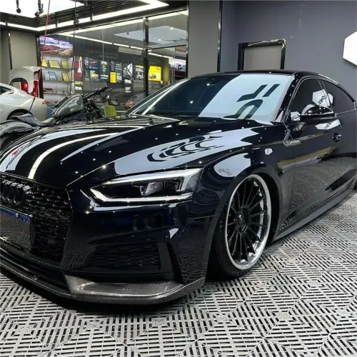 PET Super Glossy Piano Black Car Vinyl Wrap  review 