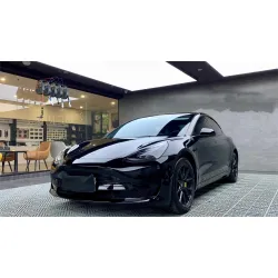 Super Glossy Piano Black Car Vinyl Wrap Porsche BMW PET  review Angelo 03