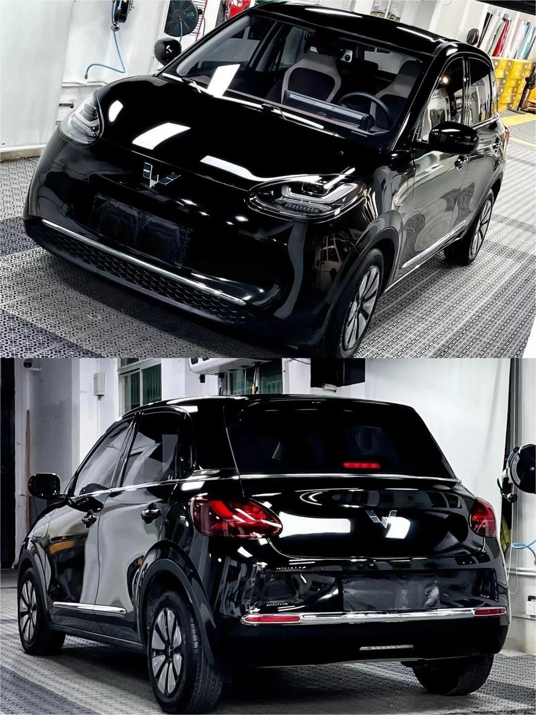 PET Super Glossy Piano Black Car Vinyl Wrap  review Codie