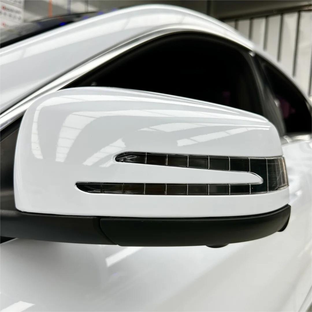 Gloss Crystal White Car Vinyl Wrap  review Photos 04