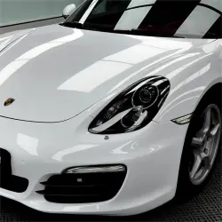 Gloss Crystal White Car Vinyl Wrap  review Typical 03