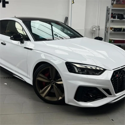 Gloss Crystal White Car Vinyl Wrap PET reviewed by