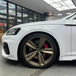 Gloss Crystal White Car Vinyl Wrap  review Emilly 03