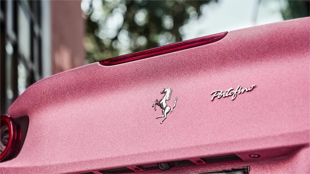 Matte Diamond Glitter Pink Car Vinyl Wrap review Pink 02