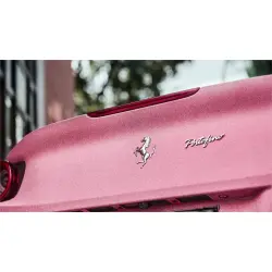 Matte Diamond Glitter Pink Car Vinyl Wrap review Pink 03
