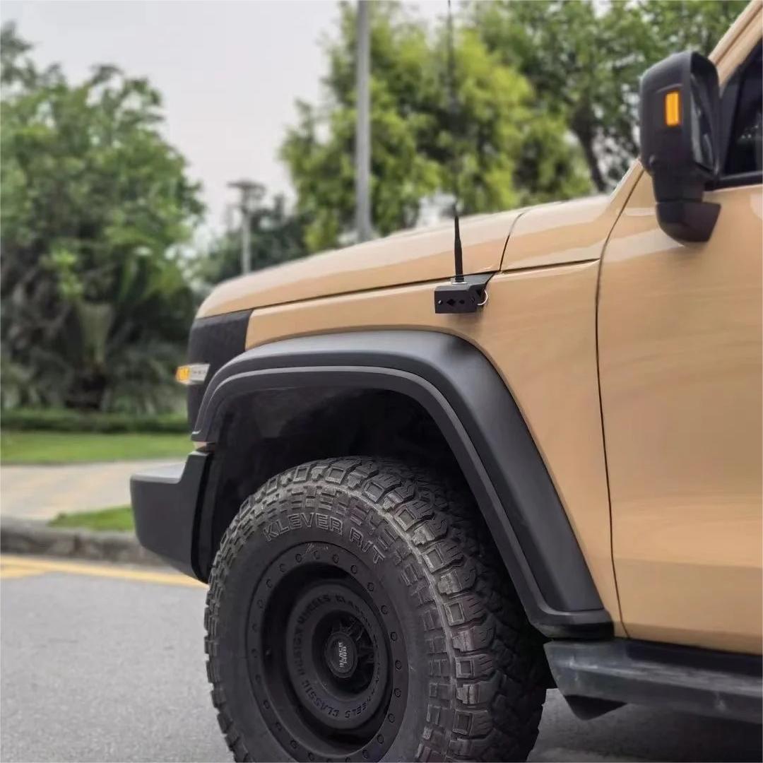 Gloss AMG Desert Yellow Car Vinyl Wrap PET review Brother 05