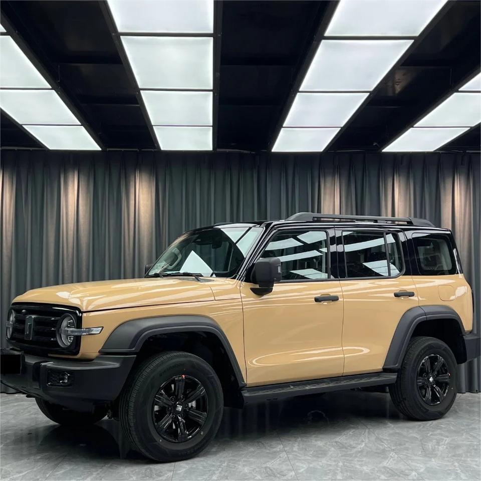 Gloss AMG Desert Yellow Car Vinyl Wrap PET review Fine 00