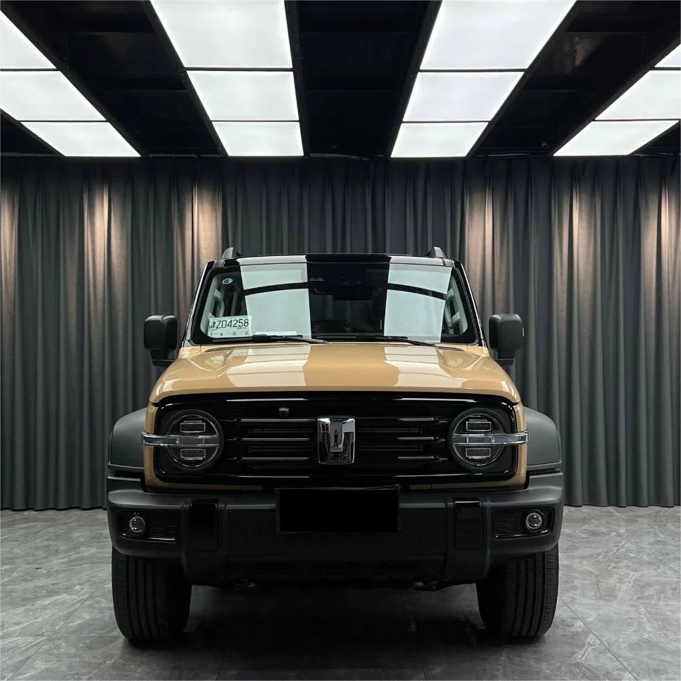 Gloss AMG Desert Yellow Car Vinyl Wrap PET review Fine 01