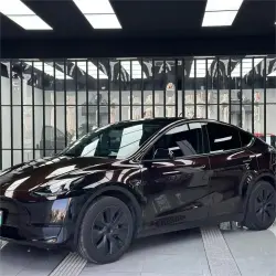 Gloss Diamond Chameleon Black Red Vinyl Wrap review Black 01