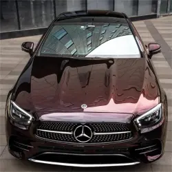 Gloss Diamond Chameleon Black Red Vinyl Wrap review Secure 05