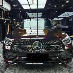 Gloss Diamond Chameleon Black Red Vinyl Wrap review Diamond 01