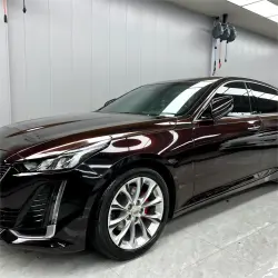 Gloss Diamond Chameleon Black Red Vinyl Wrap review Protect 01