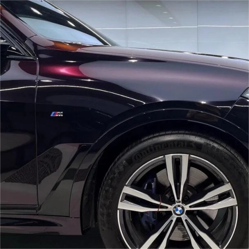 Gloss Diamond Chameleon Black Red Vinyl Wrap reviewed by