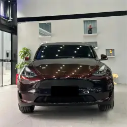 Gloss Diamond Chameleon Black Red Vinyl Wrap review Forth 02