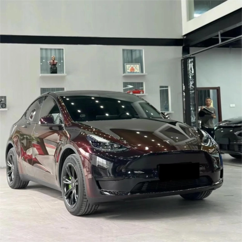 Gloss Diamond Chameleon Black Red Vinyl Wrap reviewed by