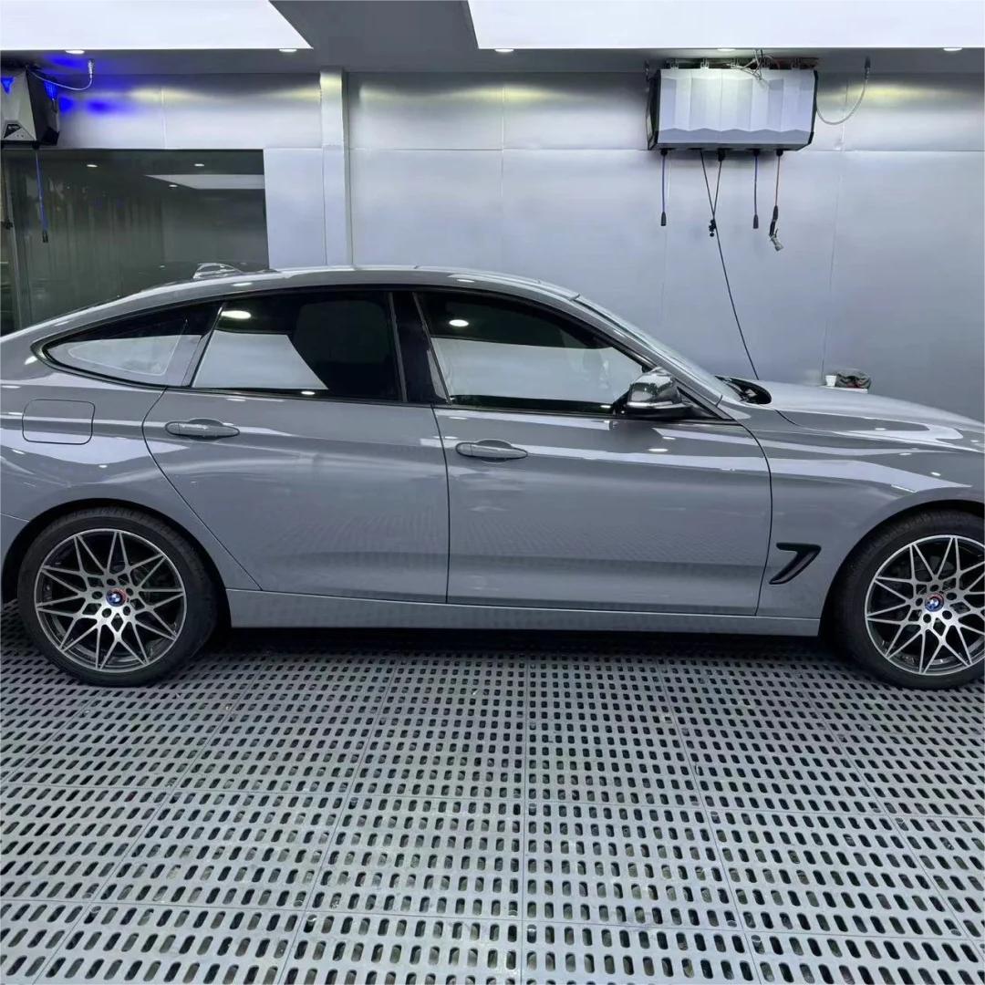 BMW Nardo Grey Car Vinyl Wrap PET review Nardo 01