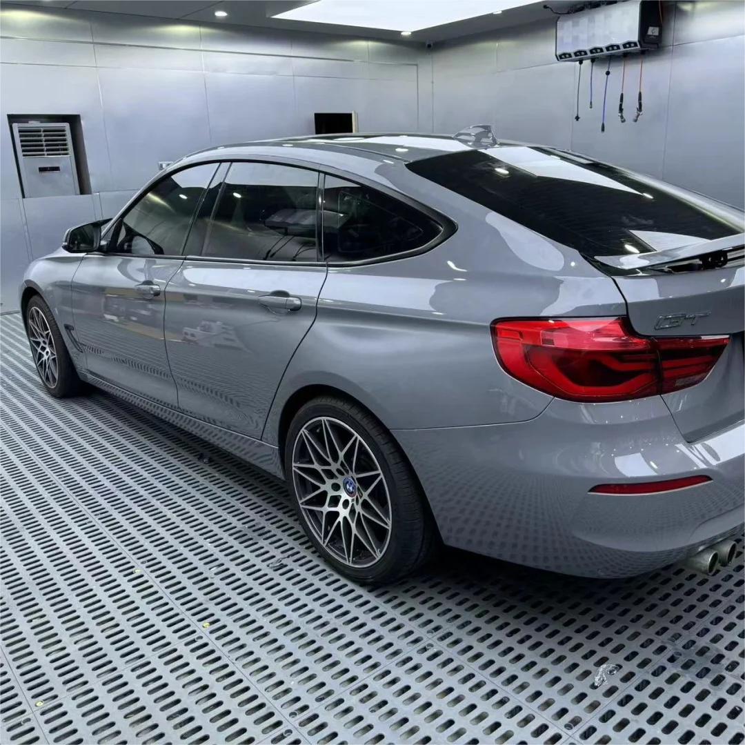 BMW Nardo Grey Car Vinyl Wrap PET review Nardo 02
