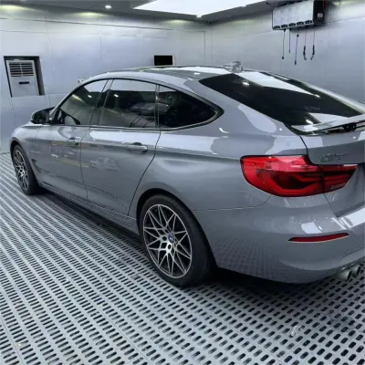 BMW Nardo Grey Car Vinyl Wrap PET review Nardo 03