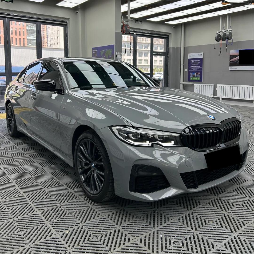 BMW Nardo Grey Car Vinyl Wrap PET review Hang 01