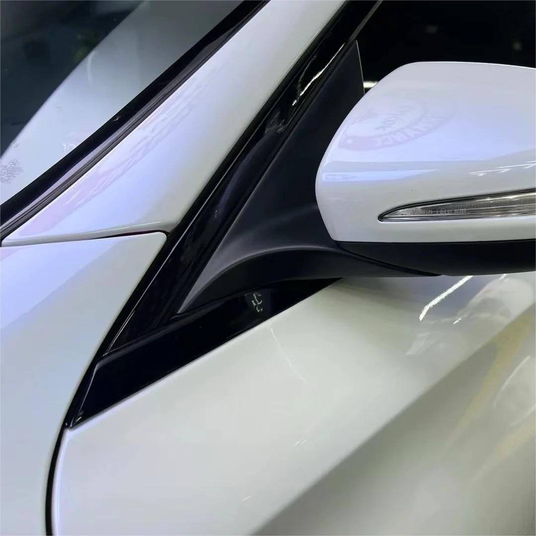 Gloss Metallic Chameleon Blue White Car Vinyl Wrap PET review Since 01