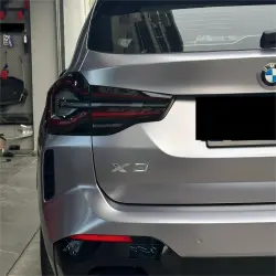 Matte Metallic Titanium Grey Car Vinyl Wrap PET review Little 03