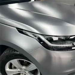 Matte Metallic Titanium Grey Car Vinyl Wrap PET review Titanium 02