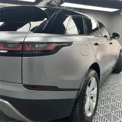 Matte Metallic Titanium Grey Car Vinyl Wrap PET review Titanium 04