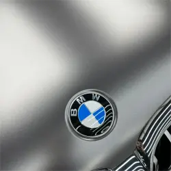 Matte Metallic Titanium Grey Car Vinyl Wrap PET review Naked 06