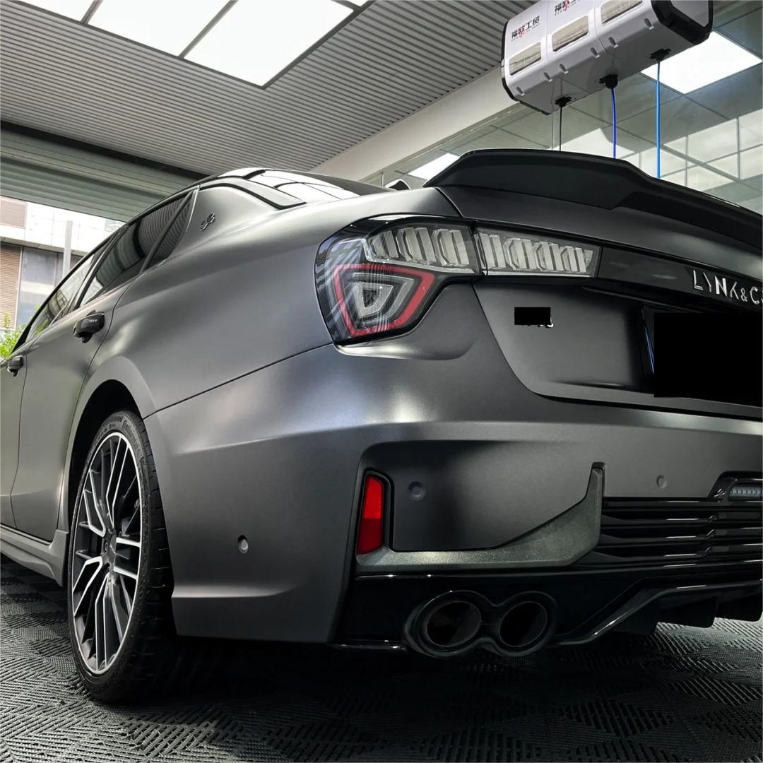 Matte Metallic Titanium Grey Car Vinyl Wrap PET review Great 01