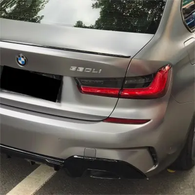 Matte Metallic Titanium Grey Car Vinyl Wrap PET review Silver 04